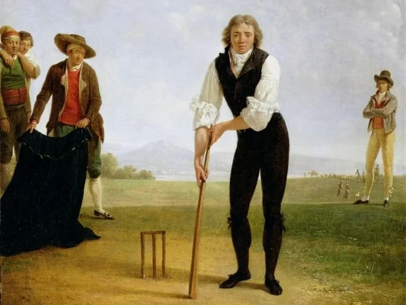 1769-Thomas Hope - Giocatori a cricket